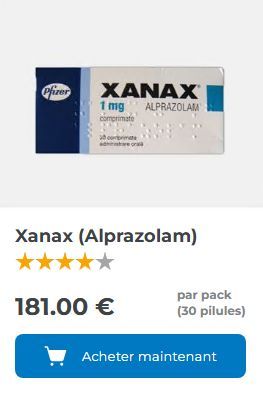 Alprazolam Xanax 0,25 mg : Indication et Utilisation